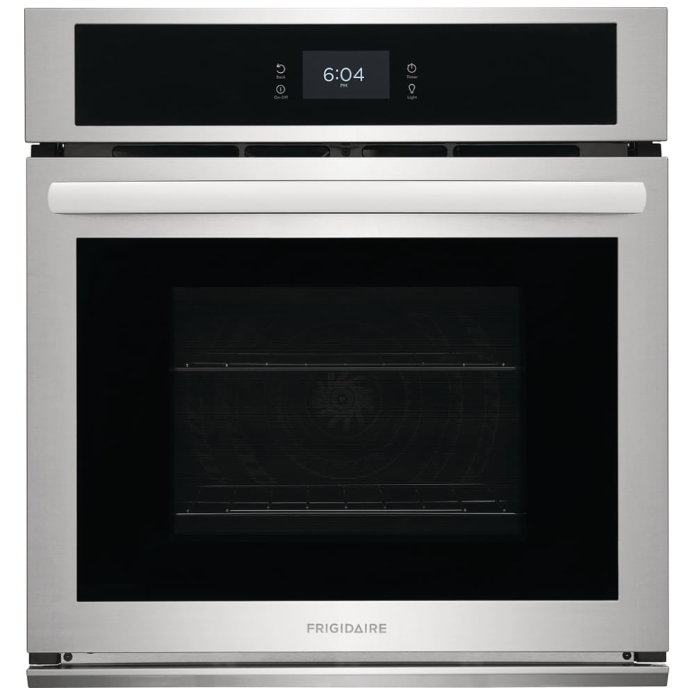 Frigidaire FCWS2727AS Single Wall Oven, 27 inch Exterior Width, Convection, Self Clean, 3.8 cu. ft. Capacity, Stainless Steel colour
