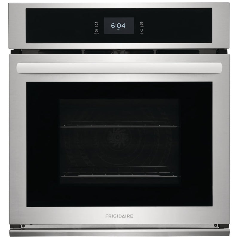 Frigidaire FCWS2727AS Single Wall Oven, 27 inch Exterior Width, Convection, Self Clean, 3.8 cu. ft. Capacity, Stainless Steel colour