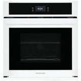 Frigidaire FCWS2727AW Single Wall Oven, 27 inch Exterior Width, Convection, Self Clean, 3.8 cu. ft. Capacity, White colour