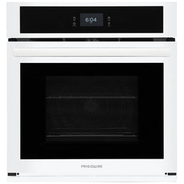 Frigidaire FCWS2727AW Single Wall Oven, 27 inch Exterior Width, Convection, Self Clean, 3.8 cu. ft. Capacity, White colour