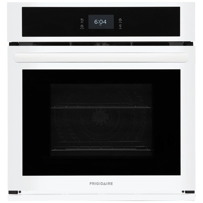 Frigidaire FCWS2727AW Single Wall Oven, 27 inch Exterior Width, Convection, Self Clean, 3.8 cu. ft. Capacity, White colour
