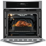 Frigidaire FCWS2730AS Single Wall Oven, 27 inch Exterior Width, Convection, 3.8 cu. ft. Capacity, Air Fry, Stainless Steel colour
