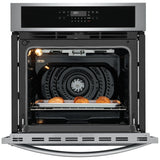 Frigidaire FCWS2730AS Single Wall Oven, 27 inch Exterior Width, Convection, 3.8 cu. ft. Capacity, Air Fry, Stainless Steel colour