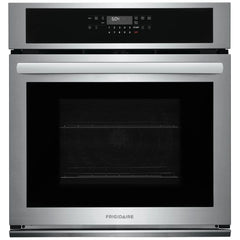 Frigidaire FCWS2730AS Single Wall Oven, 27 inch Exterior Width, Convection, 3.8 cu. ft. Capacity, Air Fry, Stainless Steel colour