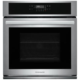 Frigidaire FCWS2730AS Single Wall Oven, 27 inch Exterior Width, Convection, 3.8 cu. ft. Capacity, Air Fry, Stainless Steel colour