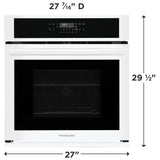 Frigidaire FCWS2730AW Single Wall Oven, 27 inch Exterior Width, Convection, 3.8 cu. ft. Capacity, Air Fry, White colour
