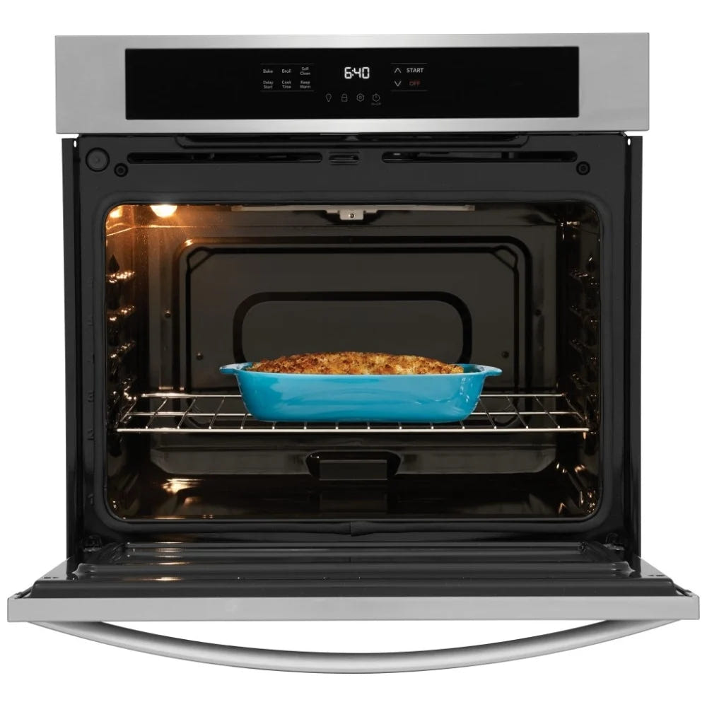 Frigidaire 30 英寸电动单壁烤箱，带风扇对流 FCWS3027AW