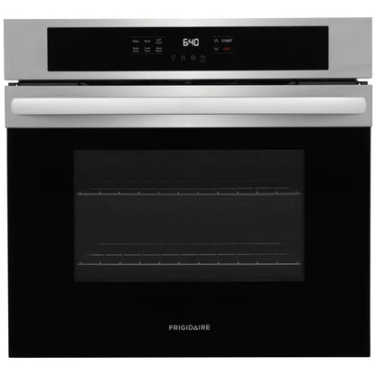 Frigidaire 30 英寸电动单壁烤箱，带风扇对流 FCWS3027AW