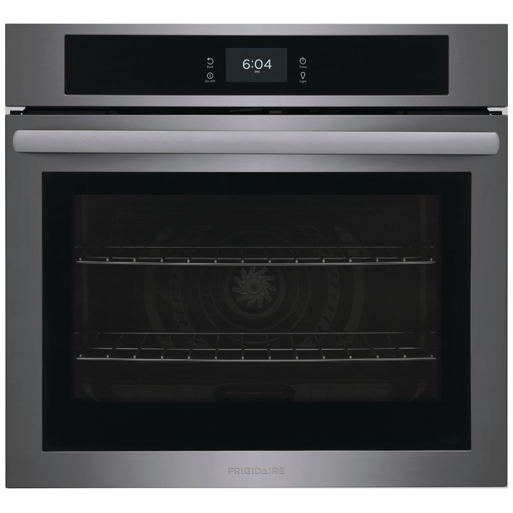 Frigidaire FCWS3027AD Single Wall Oven, 30 inch Exterior Width, Convection, Self Clean, 5.3 cu. ft. Capacity, Black Stainless Steel colour