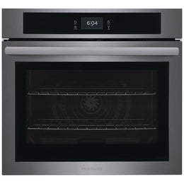 Frigidaire FCWS3027AD Single Wall Oven, 30 inch Exterior Width, Convection, Self Clean, 5.3 cu. ft. Capacity, Black Stainless Steel colour