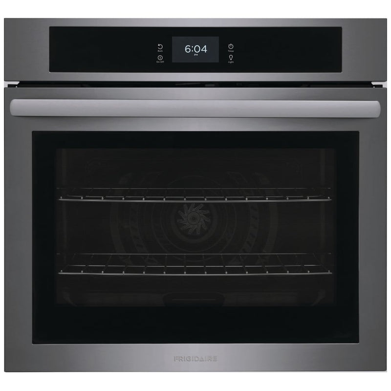 Frigidaire FCWS3027AD Single Wall Oven, 30 inch Exterior Width, Convection, Self Clean, 5.3 cu. ft. Capacity, Black Stainless Steel colour