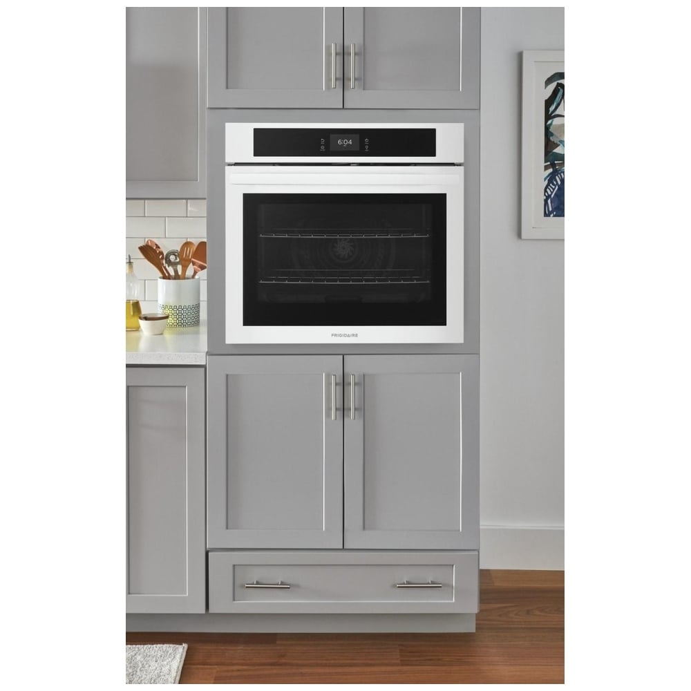 Frigidaire 30" Electric Single Wall Oven with Fan Convection FCWS3027AW