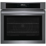 Frigidaire FCWS3030AD Single Wall Oven, 30 inch Exterior Width, Convection, 5.3 cu. ft. Capacity, Air Fry, Black Stainless Steel colour