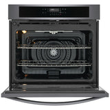 Frigidaire FCWS3030AD Single Wall Oven, 30 inch Exterior Width, Convection, 5.3 cu. ft. Capacity, Air Fry, Black Stainless Steel colour