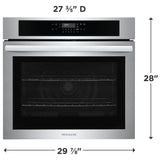 Frigidaire FCWS3030AS Single Wall Oven, 30 inch Exterior Width, Convection, 5.3 cu. ft. Capacity, Air Fry, Stainless Steel colour