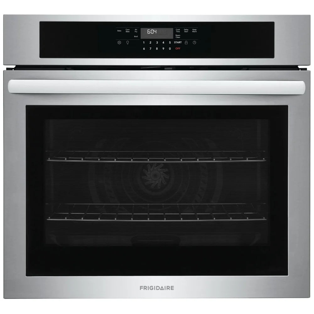 Frigidaire FCWS3030AS Single Wall Oven, 30 inch Exterior Width, Convection, 5.3 cu. ft. Capacity, Air Fry, Stainless Steel colour