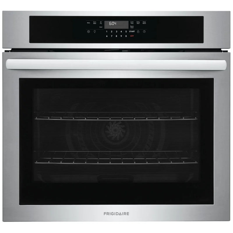 Frigidaire FCWS3030AS Single Wall Oven, 30 inch Exterior Width, Convection, 5.3 cu. ft. Capacity, Air Fry, Stainless Steel colour