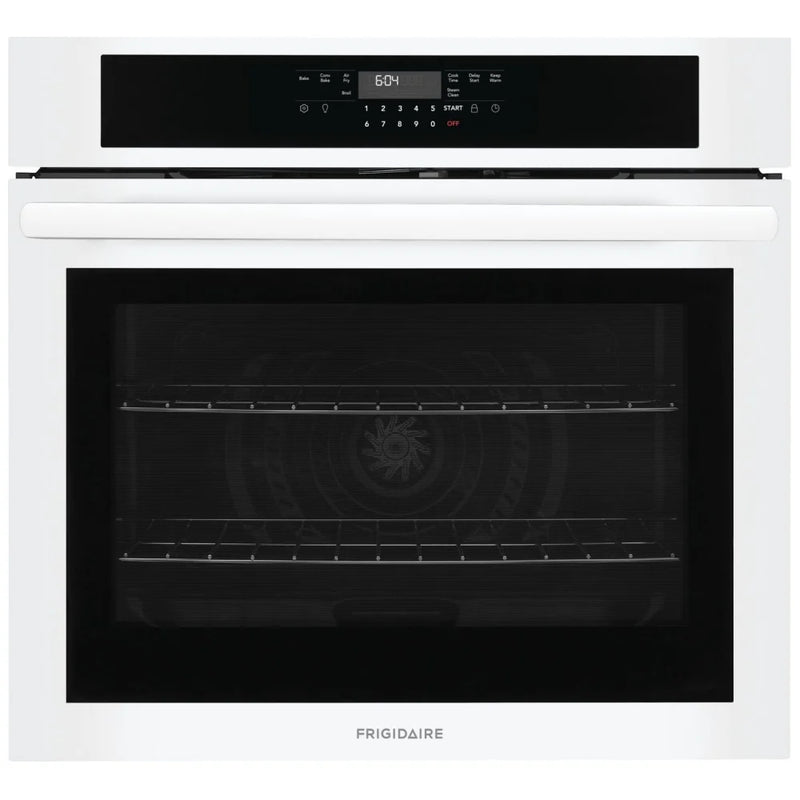 Frigidaire FCWS3030AW Single Wall Oven, 30 inch Exterior Width, Convection, 5.3 cu. ft. Capacity, Air Fry, White colour