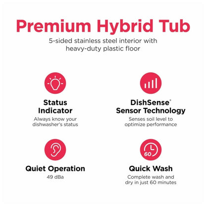 Frigidaire 24" Dishwasher FDHP4336AS