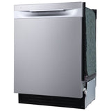 Frigidaire FDHP4336AS Dishwasher, 24 inch Exterior Width, 49 dB Decibel Level, Fully Integrated, Stainless Interior, 5 Wash Cycles, 12 Capacity (Place Settings), Hard Food Disposal, 2 Loading Racks, Stainless Steel colour