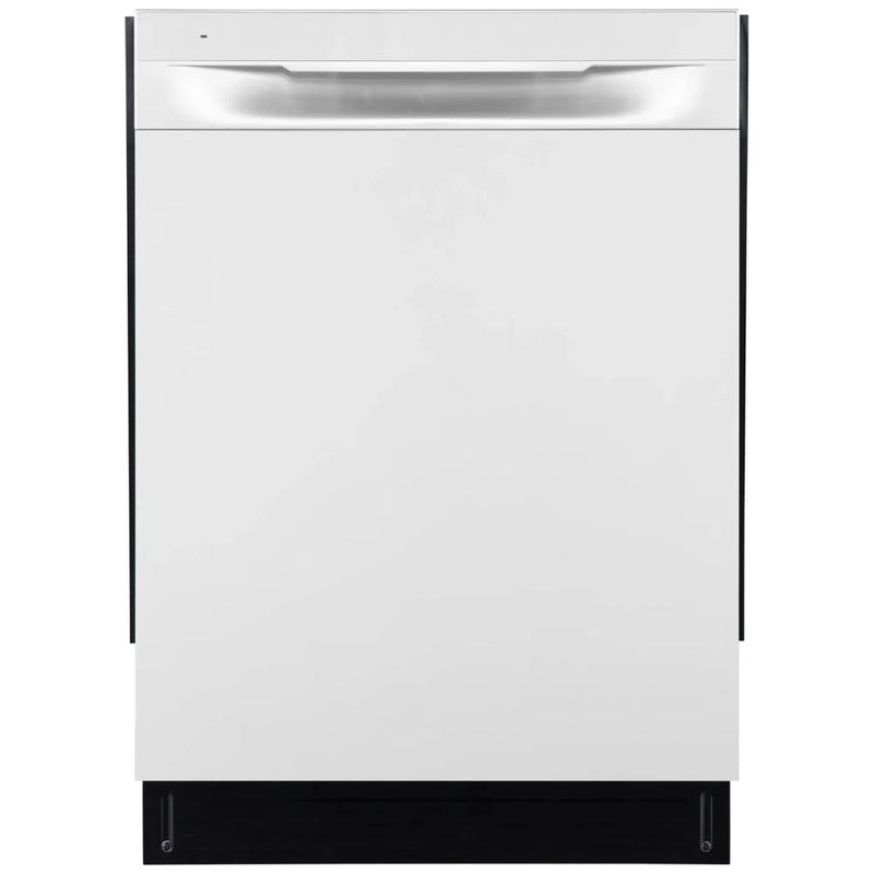 Frigidaire FDHP4336AW Dishwasher, 24 inch Exterior Width, 49 dB Decibel Level, Fully Integrated, Stainless Interior, 5 Wash Cycles, 12 Capacity (Place Settings), Hard Food Disposal, 2 Loading Racks, White colour