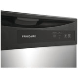 Frigidaire FDPC4221AS Dishwasher, 24 inch Exterior Width, 62 dB Decibel Level, Full Console, 2 Wash Cycles, 12 Capacity (Place Settings), Hard Food Disposal, 2 Loading Racks, Stainless Steel colour
