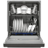 Frigidaire FDPC4221AS Dishwasher, 24 inch Exterior Width, 62 dB Decibel Level, Full Console, 2 Wash Cycles, 12 Capacity (Place Settings), Hard Food Disposal, 2 Loading Racks, Stainless Steel colour