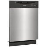 Frigidaire FDPC4221AS Dishwasher, 24 inch Exterior Width, 62 dB Decibel Level, Full Console, 2 Wash Cycles, 12 Capacity (Place Settings), Hard Food Disposal, 2 Loading Racks, Stainless Steel colour