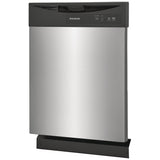 Frigidaire FDPC4221AS Dishwasher, 24 inch Exterior Width, 62 dB Decibel Level, Full Console, 2 Wash Cycles, 12 Capacity (Place Settings), Hard Food Disposal, 2 Loading Racks, Stainless Steel colour
