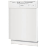 Frigidaire FDPC4221AW Dishwasher, 24 inch Exterior Width, 62 dB Decibel Level, Full Console, 5 Wash Cycles, 12 Capacity (Place Settings), Hard Food Disposal, 2 Loading Racks, White colour