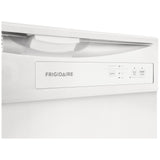 Frigidaire FDPC4221AW Dishwasher, 24 inch Exterior Width, 62 dB Decibel Level, Full Console, 5 Wash Cycles, 12 Capacity (Place Settings), Hard Food Disposal, 2 Loading Racks, White colour