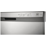 Frigidaire FDPC4314AS Dishwasher, 24 inch Exterior Width, 54 dB Decibel Level, Full Console, Plastic Interior, 4 Wash Cycles, 14 Capacity (Place Settings), Hard Food Disposal, 2 Loading Racks, Stainless Steel colour