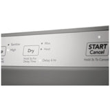 Frigidaire FDPC4314AS Dishwasher, 24 inch Exterior Width, 54 dB Decibel Level, Full Console, Plastic Interior, 4 Wash Cycles, 14 Capacity (Place Settings), Hard Food Disposal, 2 Loading Racks, Stainless Steel colour