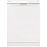 Frigidaire FDPC4314AW Dishwasher, 24 inch Exterior Width, 54 dB Decibel Level, Full Console, Plastic Interior, 4 Wash Cycles, 14 Capacity (Place Settings), Hard Food Disposal, 2 Loading Racks, White colour