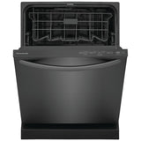 Frigidaire FDPH4316AD Dishwasher, 24 inch Exterior Width, 52 dB Decibel Level, Fully Integrated, Plastic Interior, 4 Wash Cycles, 14 Capacity (Place Settings), Hard Food Disposal, 2 Loading Racks, Black Stainless Steel colour