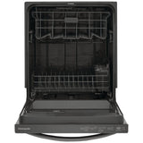 Frigidaire FDPH4316AD Dishwasher, 24 inch Exterior Width, 52 dB Decibel Level, Fully Integrated, Plastic Interior, 4 Wash Cycles, 14 Capacity (Place Settings), Hard Food Disposal, 2 Loading Racks, Black Stainless Steel colour