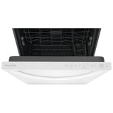 Frigidaire FDPH4316AW Dishwasher, 24 inch Exterior Width, 52 dB Decibel Level, Fully Integrated, Plastic Interior, 4 Wash Cycles, 14 Capacity (Place Settings), Hard Food Disposal, 2 Loading Racks, White colour