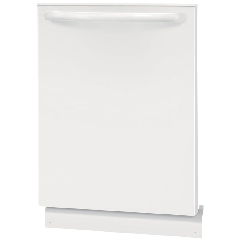 Frigidaire FDPH4316AW Dishwasher, 24 inch Exterior Width, 52 dB Decibel Level, Fully Integrated, Plastic Interior, 4 Wash Cycles, 14 Capacity (Place Settings), Hard Food Disposal, 2 Loading Racks, White colour