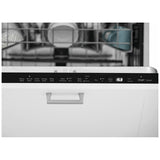 Frigidaire FDSR4501AP Dishwasher, 24 inch Exterior Width, 49 dB Decibel Level, Fully Integrated, Stainless Interior, Custom Panel Ready, 5 Wash Cycles, 14 Capacity (Place Settings), Hard Food Disposal, 3 Loading Racks, Panel Ready