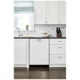 Frigidaire FDSR4501AP Dishwasher, 24 inch Exterior Width, 49 dB Decibel Level, Fully Integrated, Stainless Interior, Custom Panel Ready, 5 Wash Cycles, 14 Capacity (Place Settings), Hard Food Disposal, 3 Loading Racks, Panel Ready