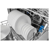 Frigidaire FDSR4501AP Dishwasher, 24 inch Exterior Width, 49 dB Decibel Level, Fully Integrated, Stainless Interior, Custom Panel Ready, 5 Wash Cycles, 14 Capacity (Place Settings), Hard Food Disposal, 3 Loading Racks, Panel Ready