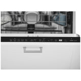 Frigidaire FDSR4501AP Dishwasher, 24 inch Exterior Width, 49 dB Decibel Level, Fully Integrated, Stainless Interior, Custom Panel Ready, 5 Wash Cycles, 14 Capacity (Place Settings), Hard Food Disposal, 3 Loading Racks, Panel Ready