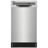 Frigidaire FFBD1831US Dishwasher, 18 inch Exterior Width, 52 dB Decibel Level, Full Console, Stainless Interior, 6 Wash Cycles, 8 Capacity (Place Settings), 2 Loading Racks, Stainless Steel colour