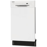 Frigidaire FFBD1831UW Dishwasher, 18 inch Exterior Width, 52 dB Decibel Level, Full Console, Stainless Interior, 6 Wash Cycles, 8 Capacity (Place Settings), 2 Loading Racks, White colour