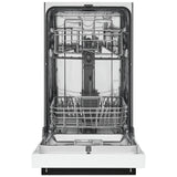 Frigidaire FFBD1831UW Dishwasher, 18 inch Exterior Width, 52 dB Decibel Level, Full Console, Stainless Interior, 6 Wash Cycles, 8 Capacity (Place Settings), 2 Loading Racks, White colour