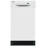 Frigidaire FFBD1831UW Dishwasher, 18 inch Exterior Width, 52 dB Decibel Level, Full Console, Stainless Interior, 6 Wash Cycles, 8 Capacity (Place Settings), 2 Loading Racks, White colour