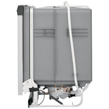 Frigidaire FFCD2413US Dishwasher, 24 inch Exterior Width, 55 dB Decibel Level, Full Console, Plastic Interior, 3 Wash Cycles, 14 Capacity (Place Settings), Hard Food Disposal, 2 Loading Racks, Stainless Steel colour