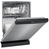 Frigidaire FFCD2413US Dishwasher, 24 inch Exterior Width, 55 dB Decibel Level, Full Console, Plastic Interior, 3 Wash Cycles, 14 Capacity (Place Settings), Hard Food Disposal, 2 Loading Racks, Stainless Steel colour