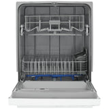 Frigidaire FFCD2413UW Dishwasher, 24 inch Exterior Width, 55 dB Decibel Level, Full Console, Plastic Interior, 3 Wash Cycles, 14 Capacity (Place Settings), Hard Food Disposal, 2 Loading Racks, White colour
