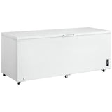 Frigidaire FFCL2542AW Chest Freezer, 84 inch Width, 24.8 cu. ft. Capacity, Manual, Interior Light (Freezer), White colour
